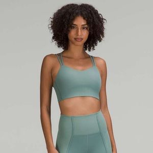 Lululemon Like a Cloud Ribbed Longline Bra Light Support, B/C Cup